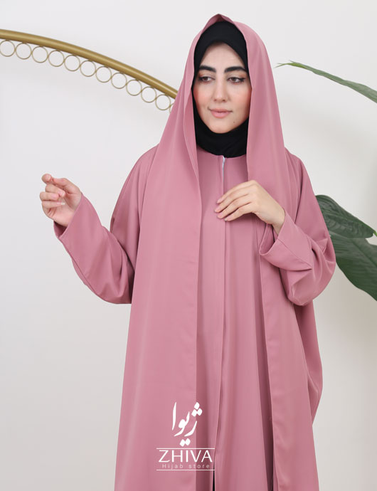 چادر ميزبان شالدار صورتی	