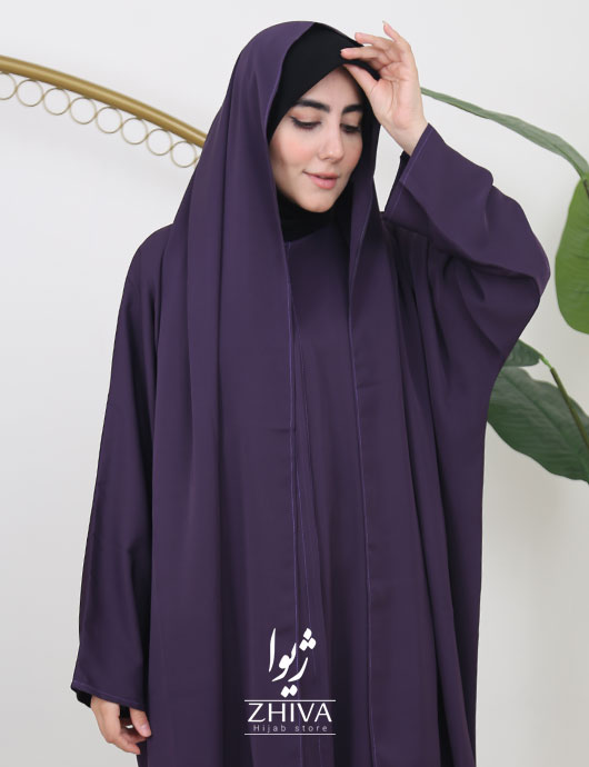 چادر ميزبان شالدار بادمجانی	