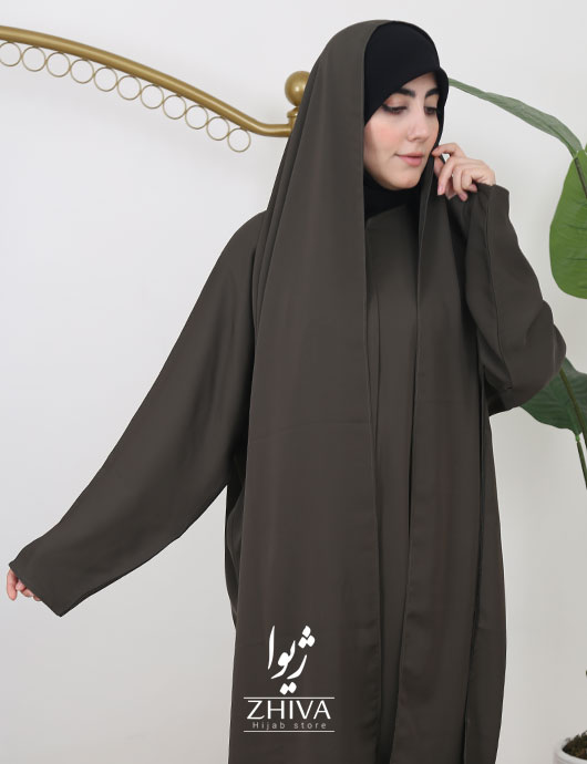 چادر ميزبان شالدار سبز خزه ای