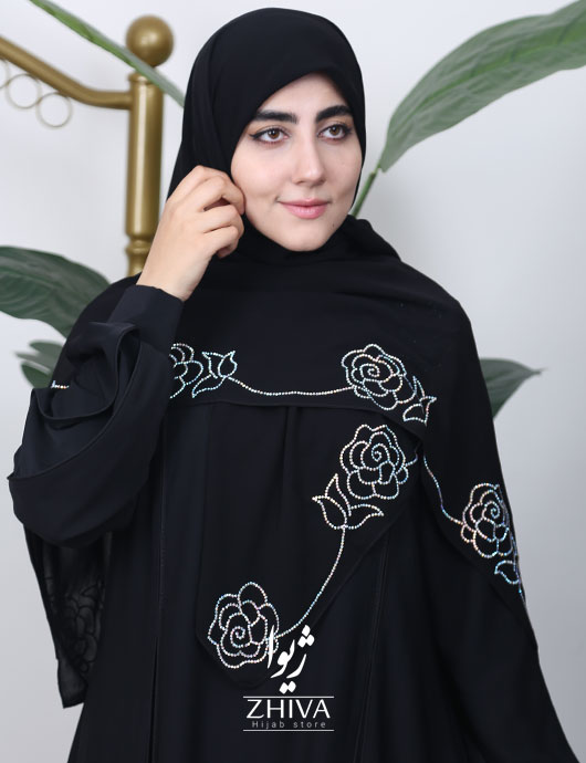 انواع روسری مشکی مجلسی