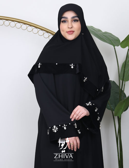 عبا سنگ دوزی الماس جلوباز