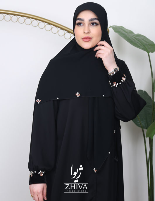 عبا سنگ دوزی لاله مخمل مسی