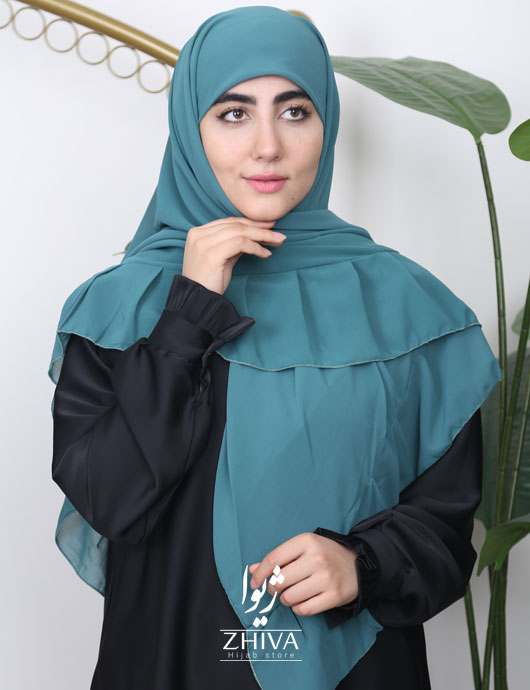 روسری کش دار مریم چین دار كله غازی	