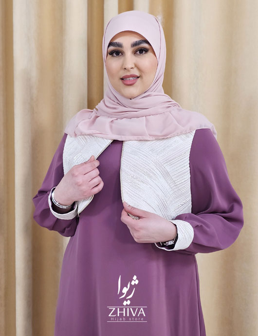 عبا جليقه ساغر بنفش