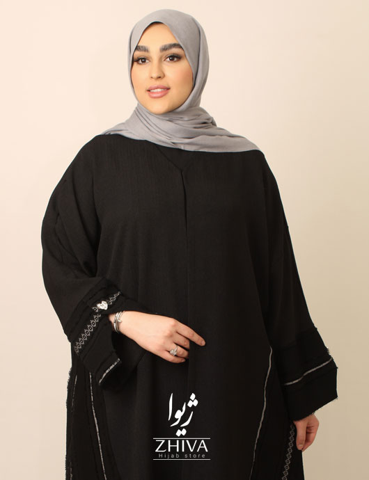 عبا اماراتی ملكا مشكی 02
