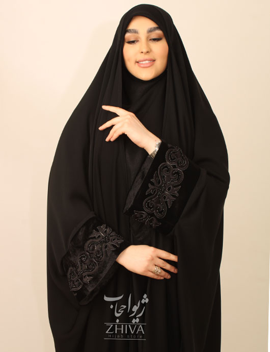 چادر عربی لوكس جواهردوزی ركسانا