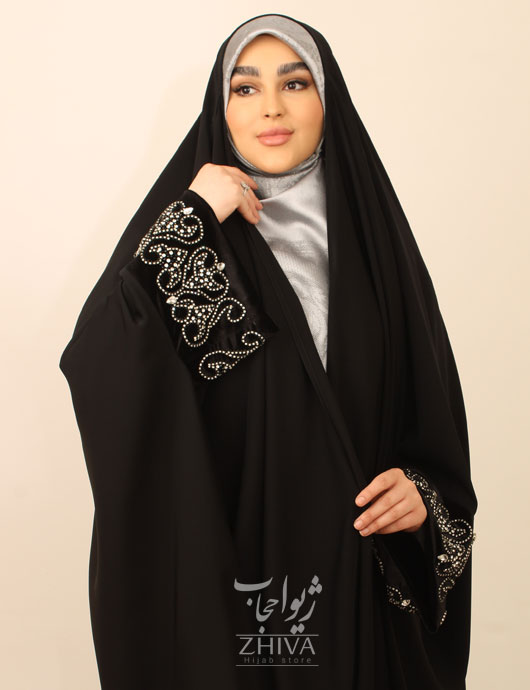 چادر عربی لوكس جواهردوزی ماه لينا