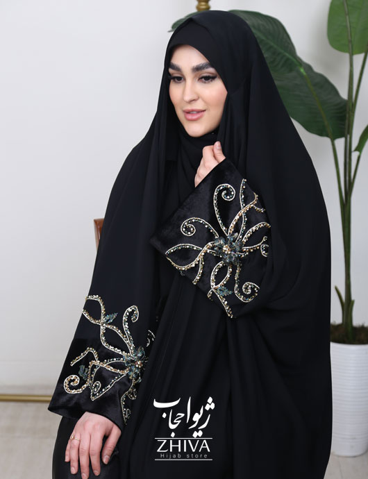 چادر عربی لوكس جواهردوزی الهه	
