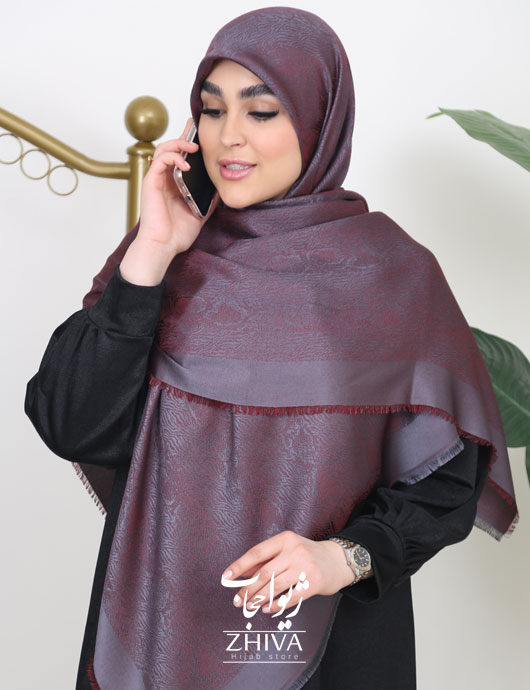روسری لمه پوست ماری