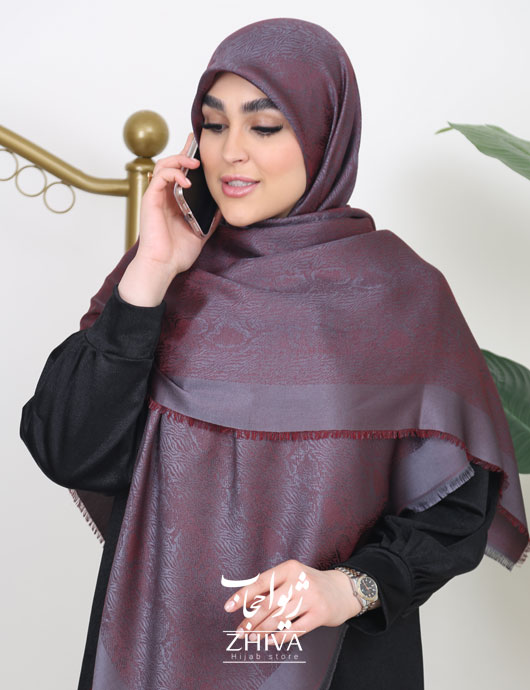 روسری لمه پوست ماری پوست پيازی