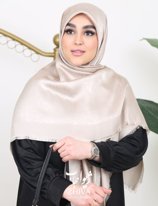 روسری لمه پوست ماری استخوانی