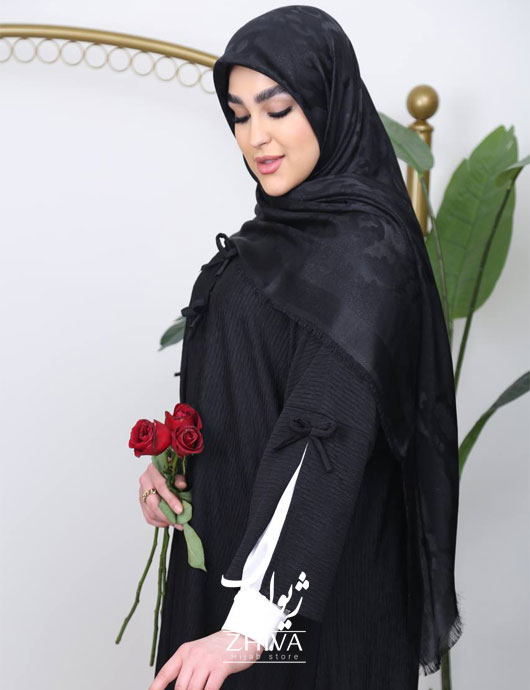 عبا پاپيون مشكی