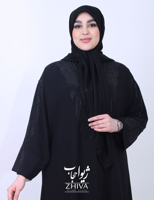 عبا جلوباز نگين مرواريد
