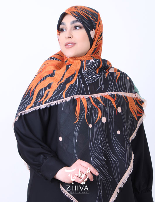 روسری سيا اسكارف طرح 2