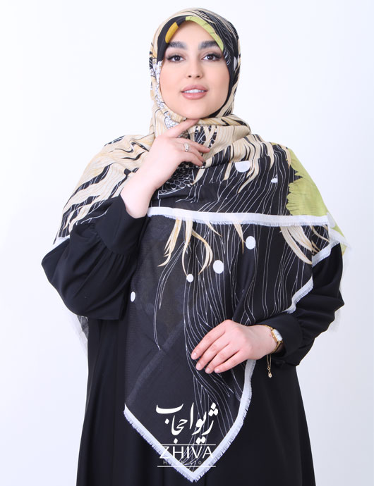 روسری سيا اسكارف طرح 6