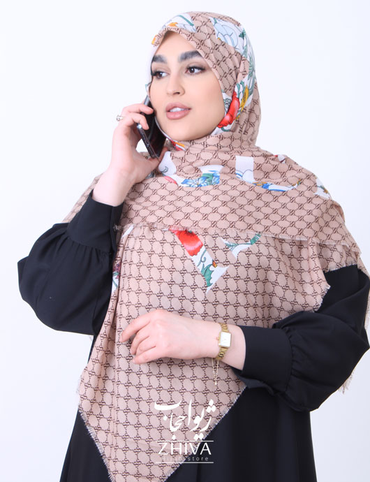 روسری سيا اسكارف طرح 8