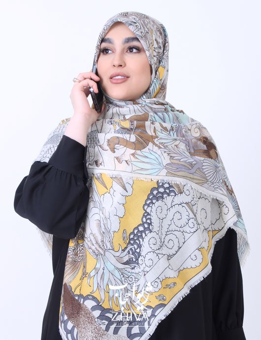 روسری سيا اسكارف طرح 14