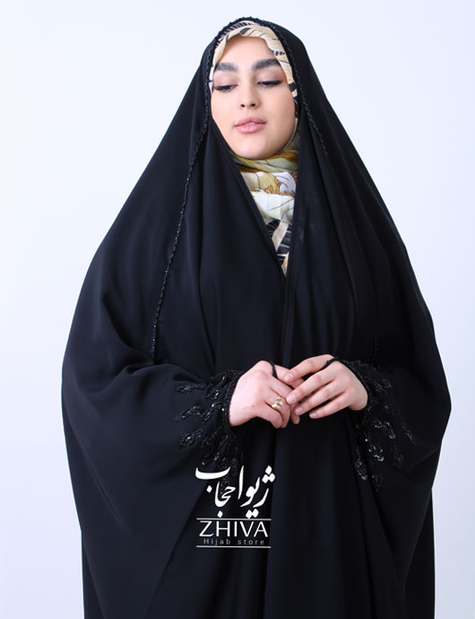 چادر عربی جواهر دوزی بامبو