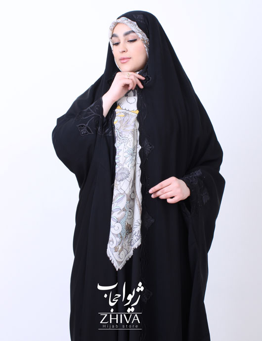 چادر دانشجویی گلدوزی غزل