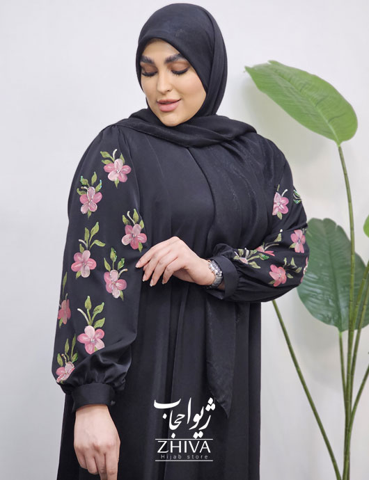 عبا نقاشی و جواهردوزی ملكه مشكی