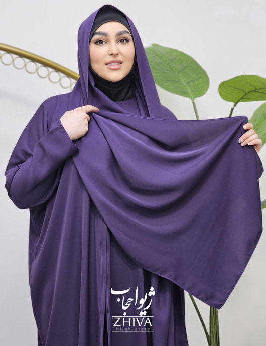 چادر ميزبان شالدار بادمجانی	