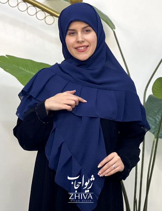روسری کش دارمریم چین دارسرمه ای