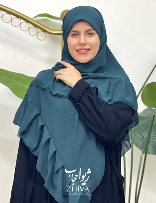 روسری کش دار مریم چین دار كله غازی	