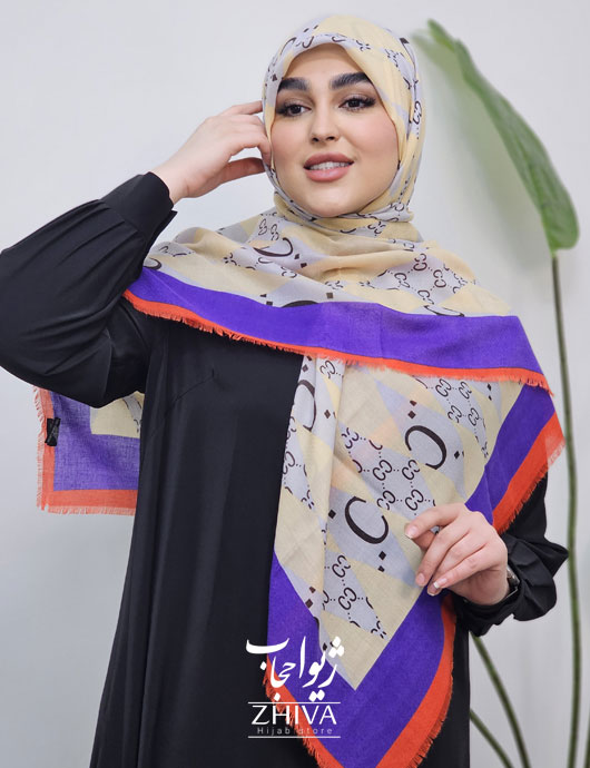 روسری سيا اسكارف طرح 22	