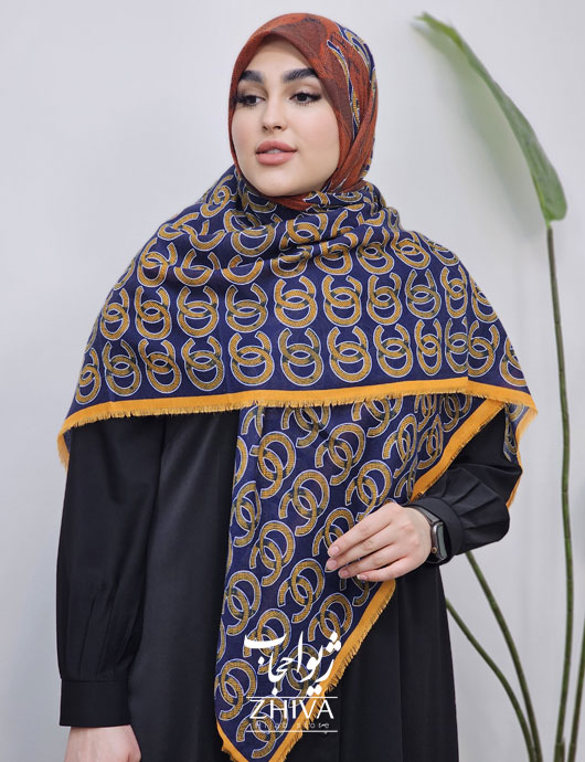 روسری سيا اسكارف طرح 25	