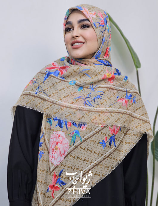 روسری سيا اسكارف طرح 28	