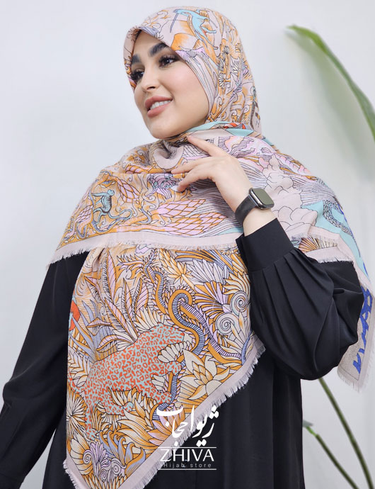 روسری سيا اسكارف طرح 30