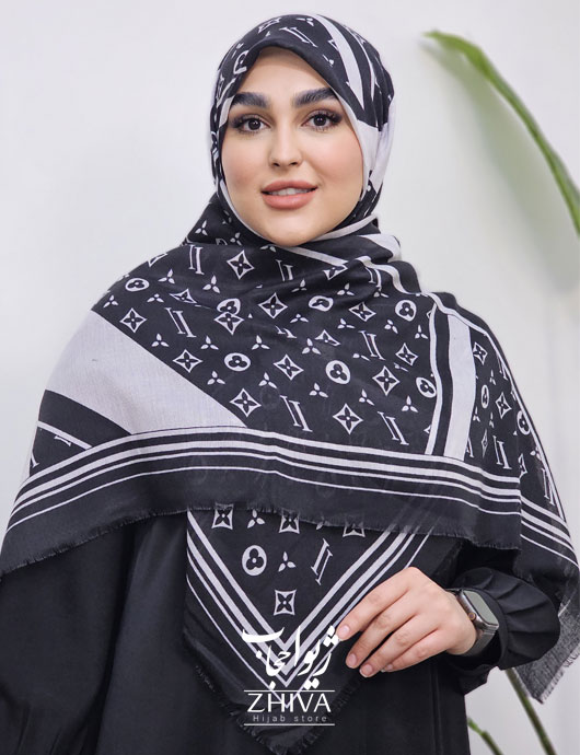 روسری سيا اسكارف طرح 32	