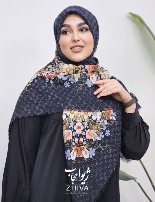 روسری سيا اسكارف طرح 35	