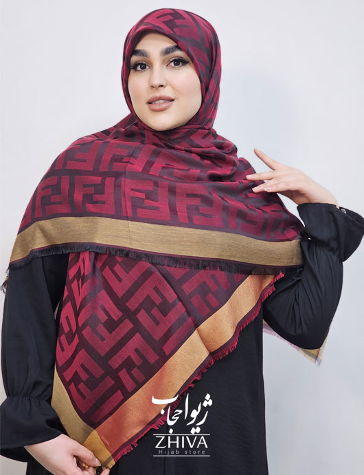 روسری ابریشم وارداتی 03	