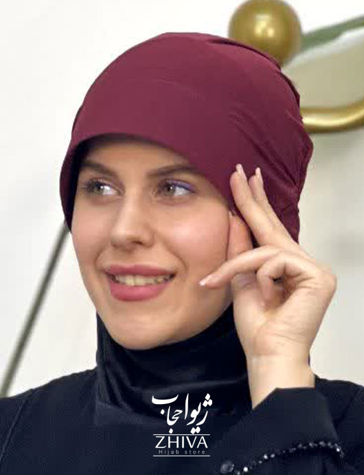 کلاه نقاب حجاب زرشكی