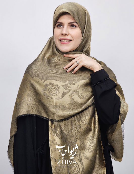 روسری لمه طلايی كد 3