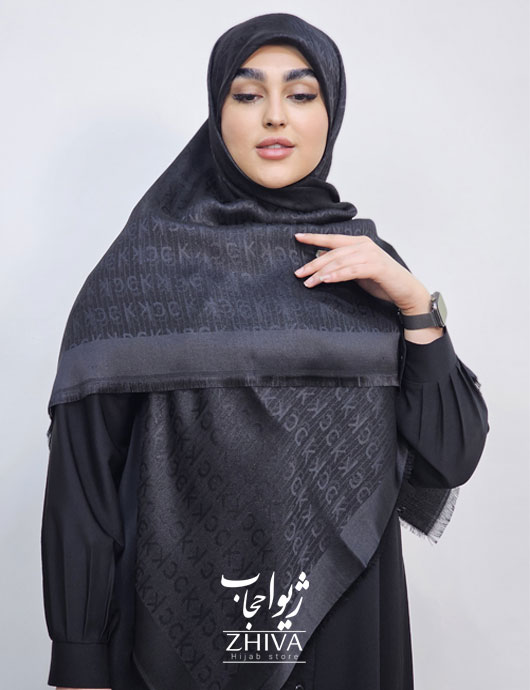 روسری لمه مشكی كد 4