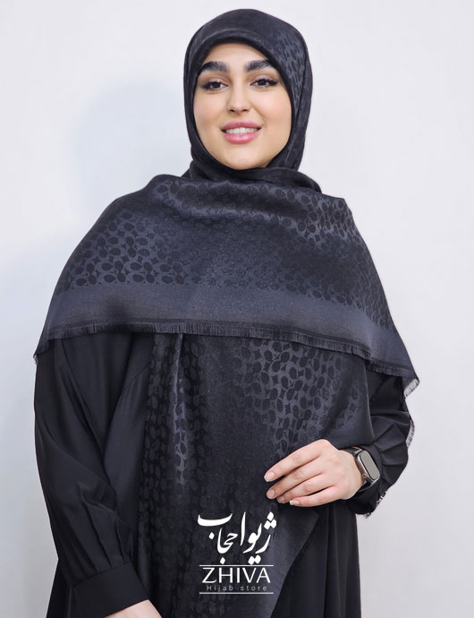 روسری لمه مشكی كد 7
