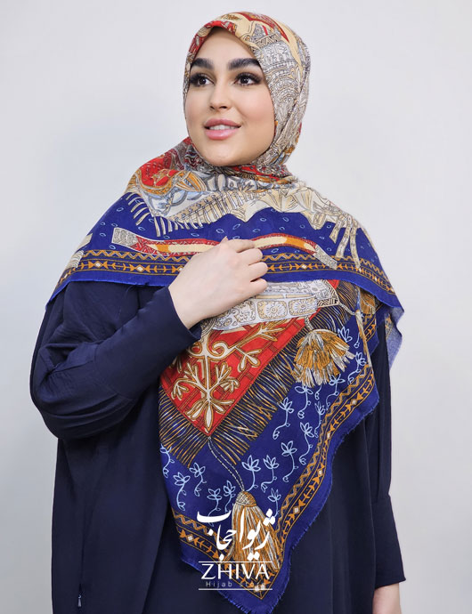 روسری سيا اسكارف طرح 38	