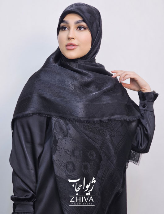 روسری لمه مشكی كد 11