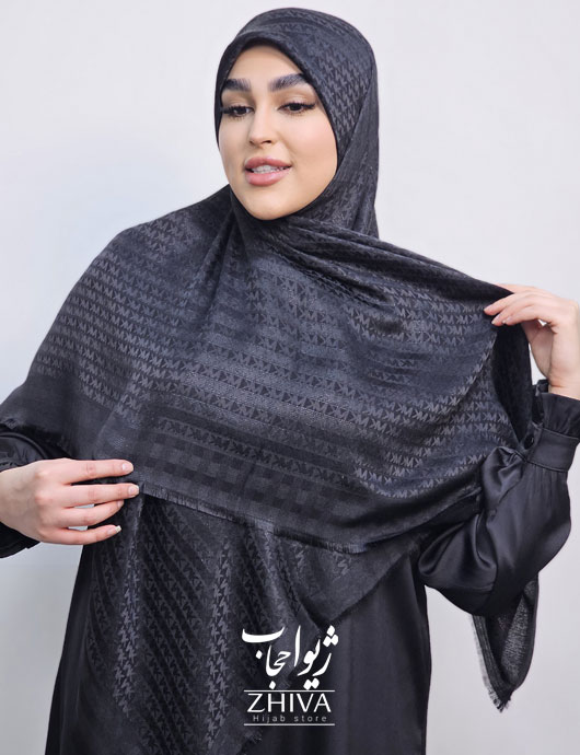 روسری لمه مشكی كد 13