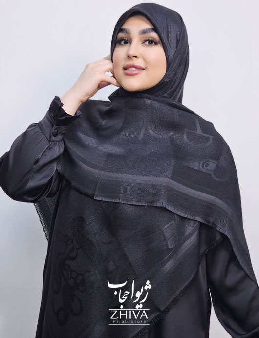 روسری لمه مشكی كد 3