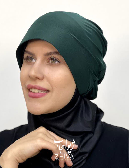 کلاه نقاب حجاب سبز