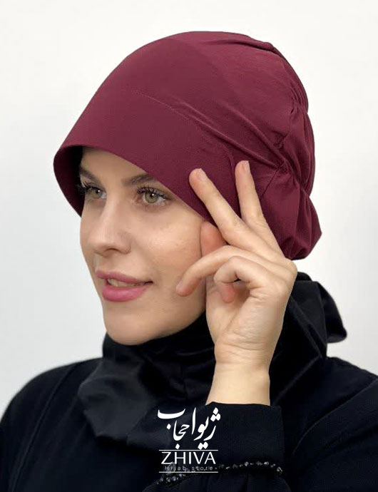 کلاه نقاب حجاب زرشكی