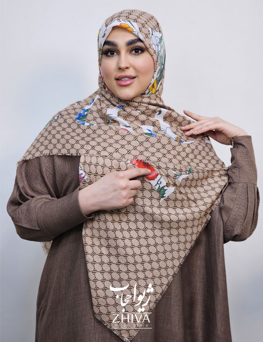 روسری سيا اسكارف طرح 8