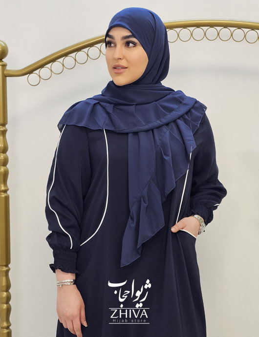 عبا نگار سرمه ای