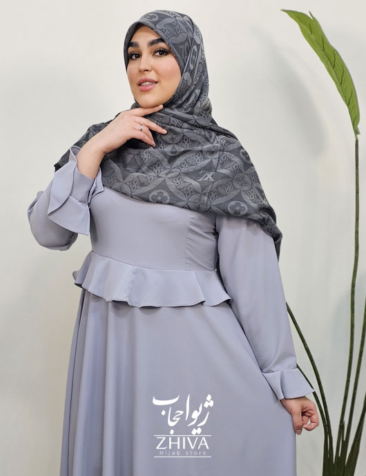 عبا خورشيد ساده طوسی 99 درصد سالم