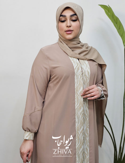 عبا مهياس جلوباز نسكافه ای روشن