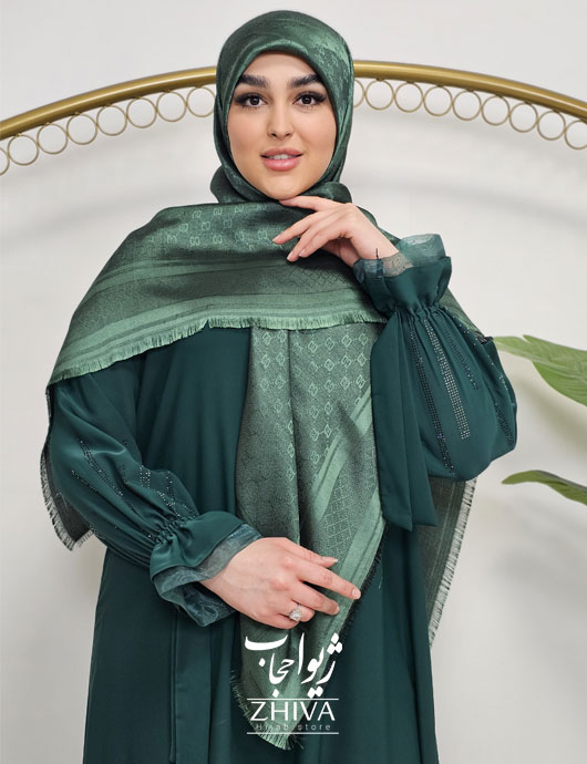 عبای باران سبز 99 درصد سالم