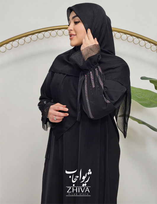 عبای باران مشكی 99 درصد سالم